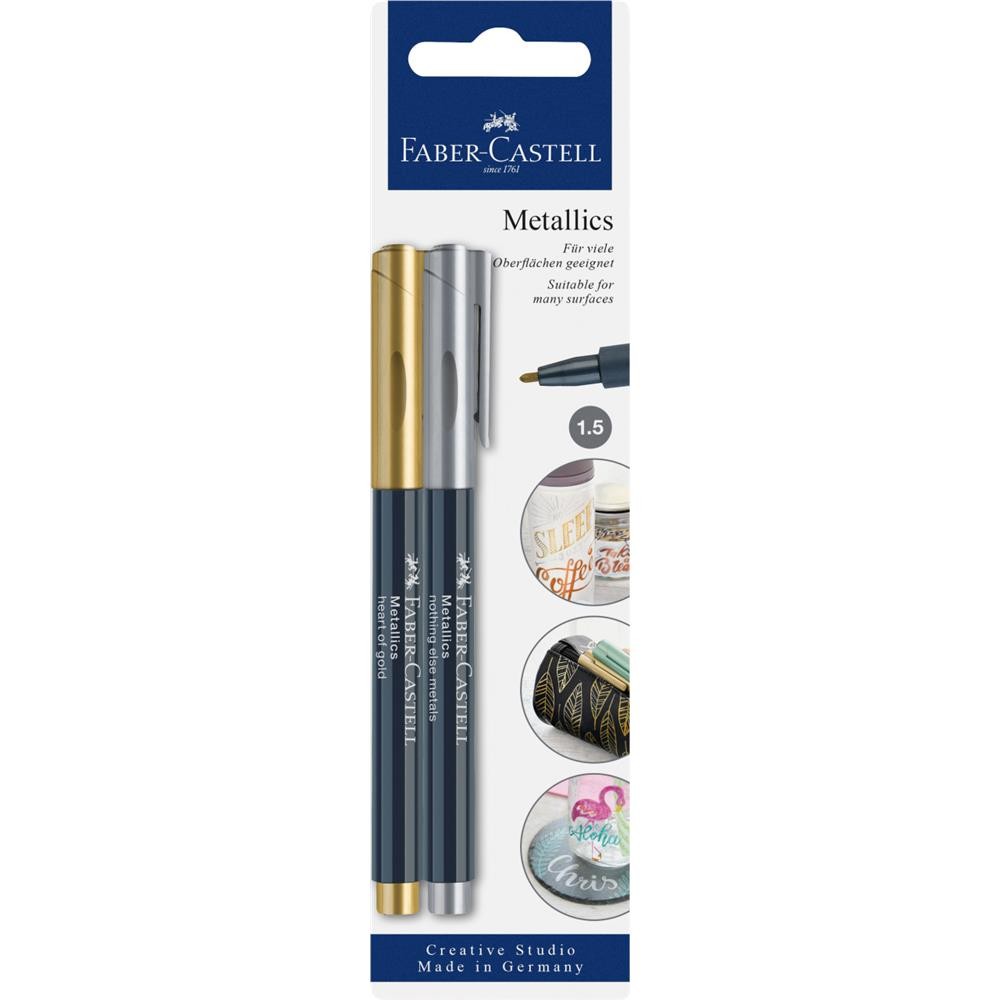 Pisaki Faber-Castell Metallics | 2 sztuki