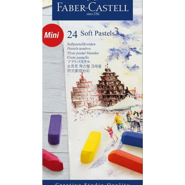 Pastele Suche Mini Faber Castell Creative Studio 24 kolory