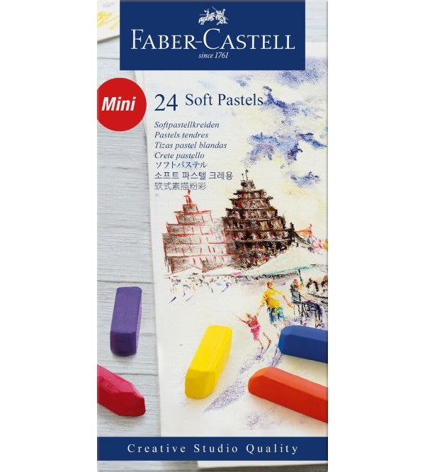 Pastele Suche Mini Faber Castell Creative Studio 24 kolory