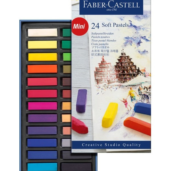 Pastele Suche Mini Faber Castell Creative Studio 24 kolory