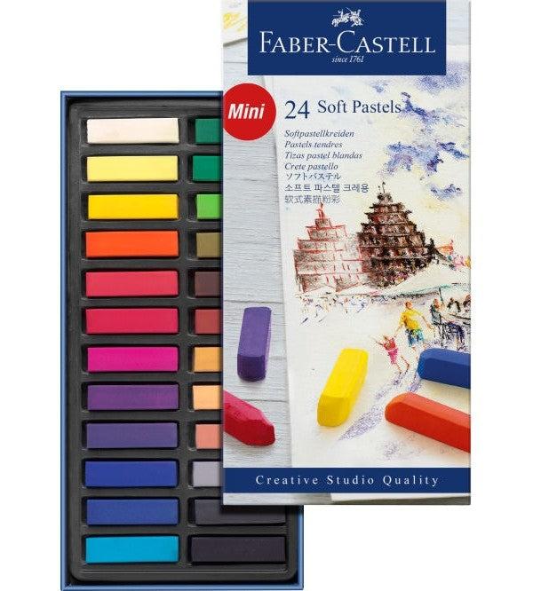 Pastele Suche Mini Faber Castell Creative Studio 24 kolory