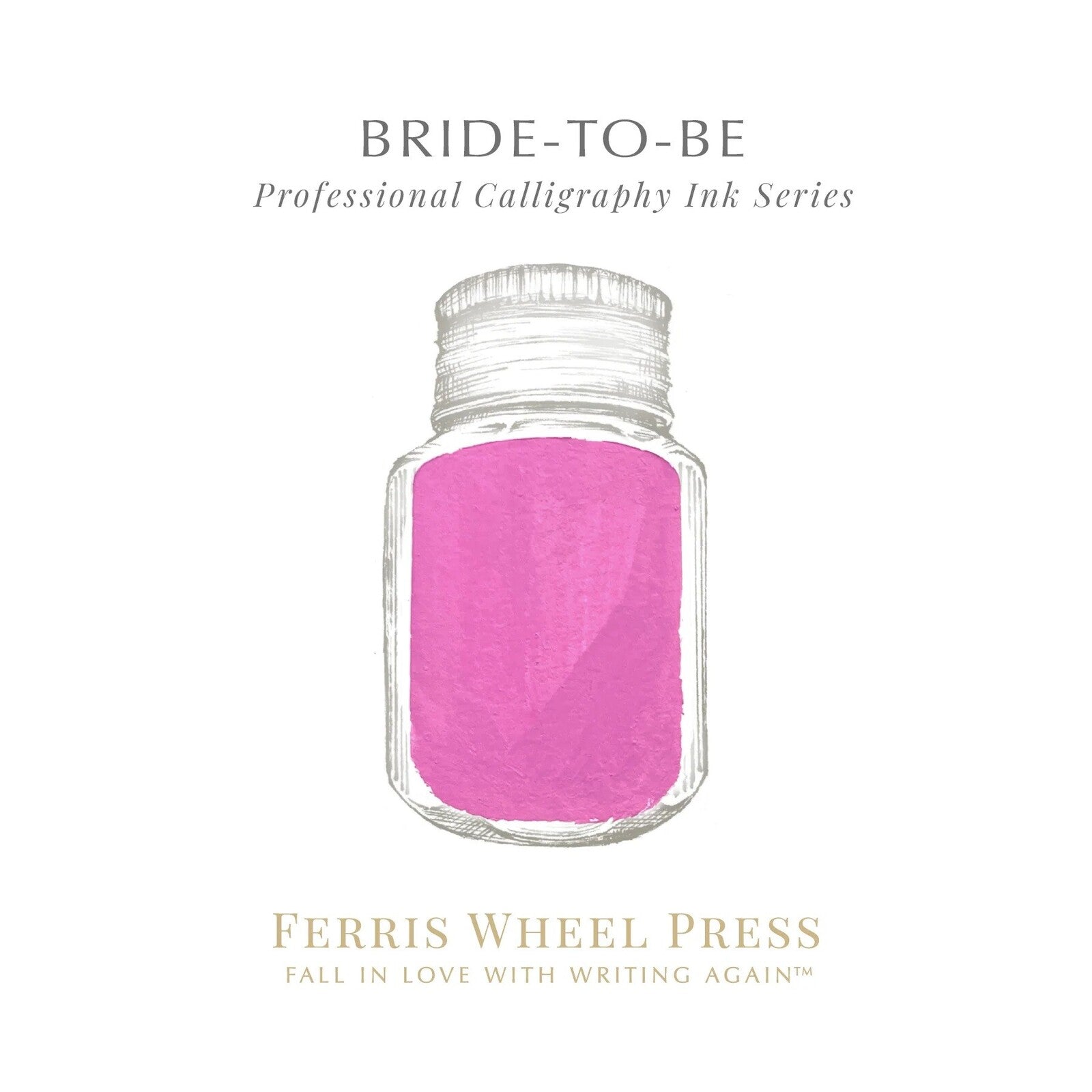 Tusz  do kaligrafii Ferris Wheel Press | Fanciful Events: Bride To Be 28ml