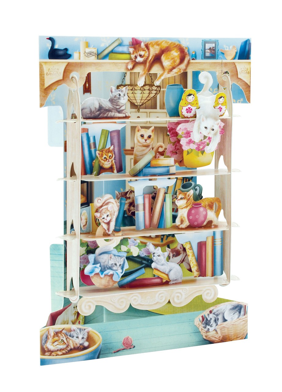 Kartka Okolicznościowa Santoro Swing Cards | Koty na Półce