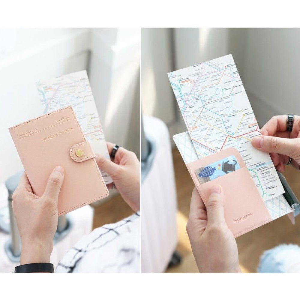 Etui na paszport ICONIC | Różowe