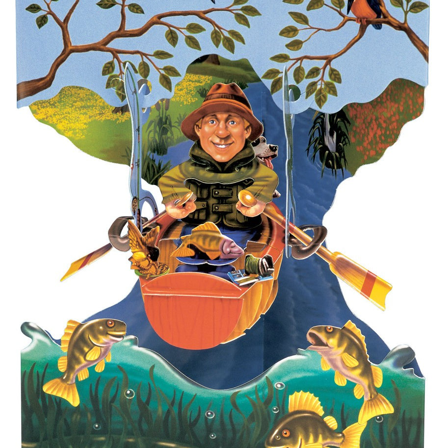 Kartka Okolicznościowa Santoro Swing Cards | Łódka Rybacka