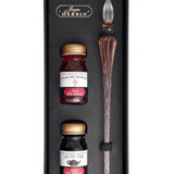 Zestaw do kaligrafii J. Herbin | Koralowy