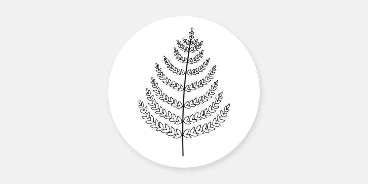 Pieczęć do laku J. Herbin | Liść paproci