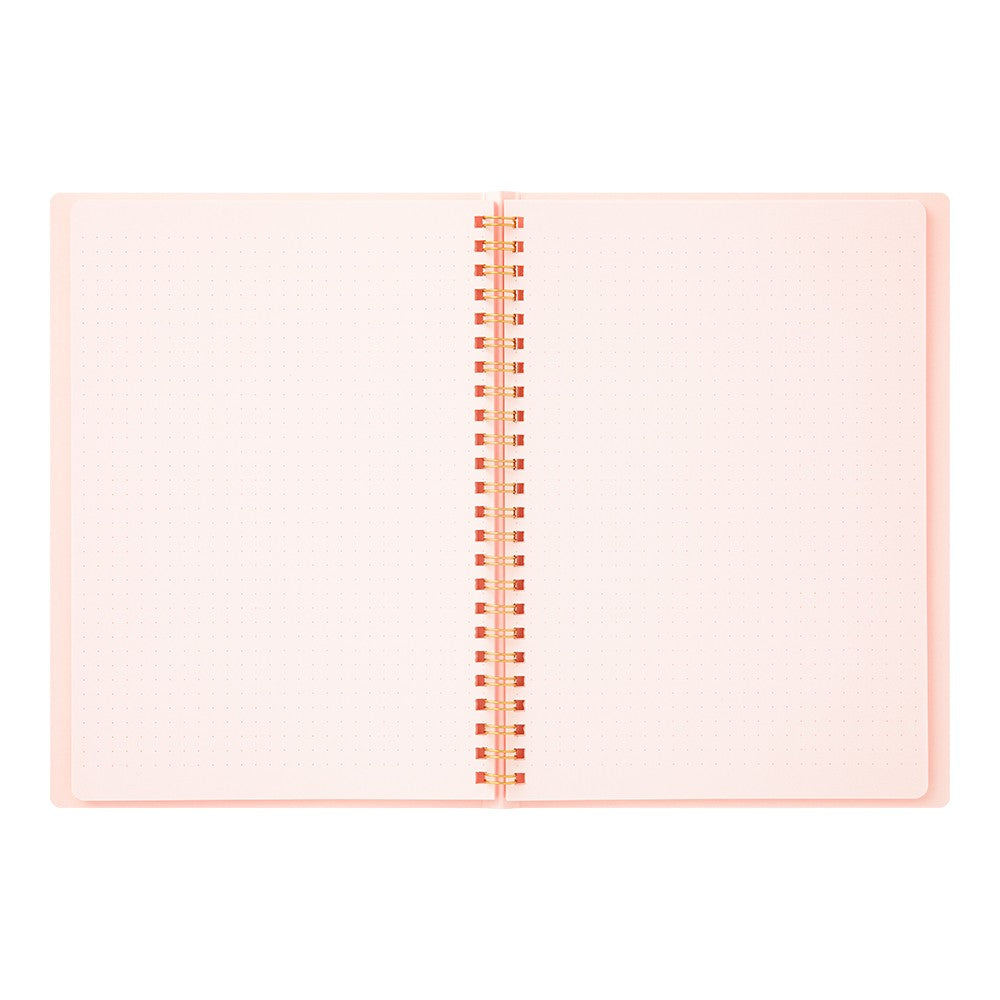 Notatnik na Spirali Midori Color A5 | Kropki