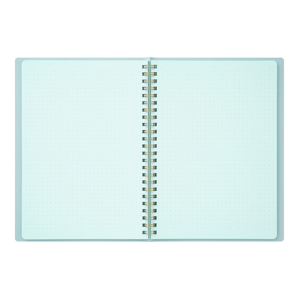 Notatnik na Spirali Midori Color A5 | Kropki