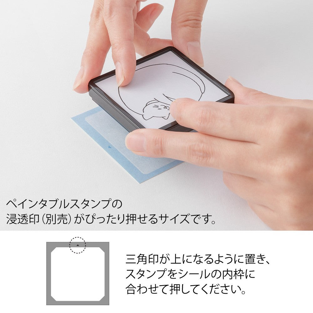 Naklejki do pieczątek Pre-inked Midori | Cold Colors