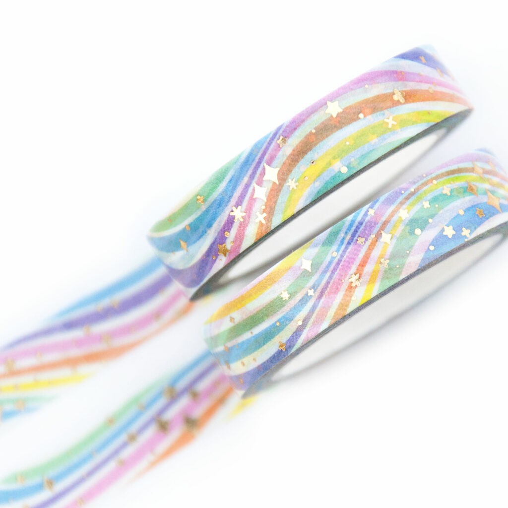 Taśma washi Willwa | Tęczowe Iskry