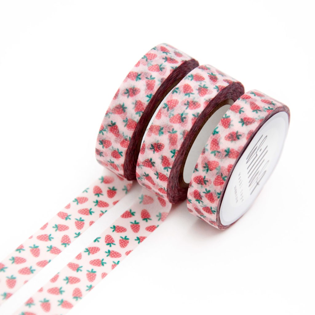 Taśma washi Willwa | Truskawki