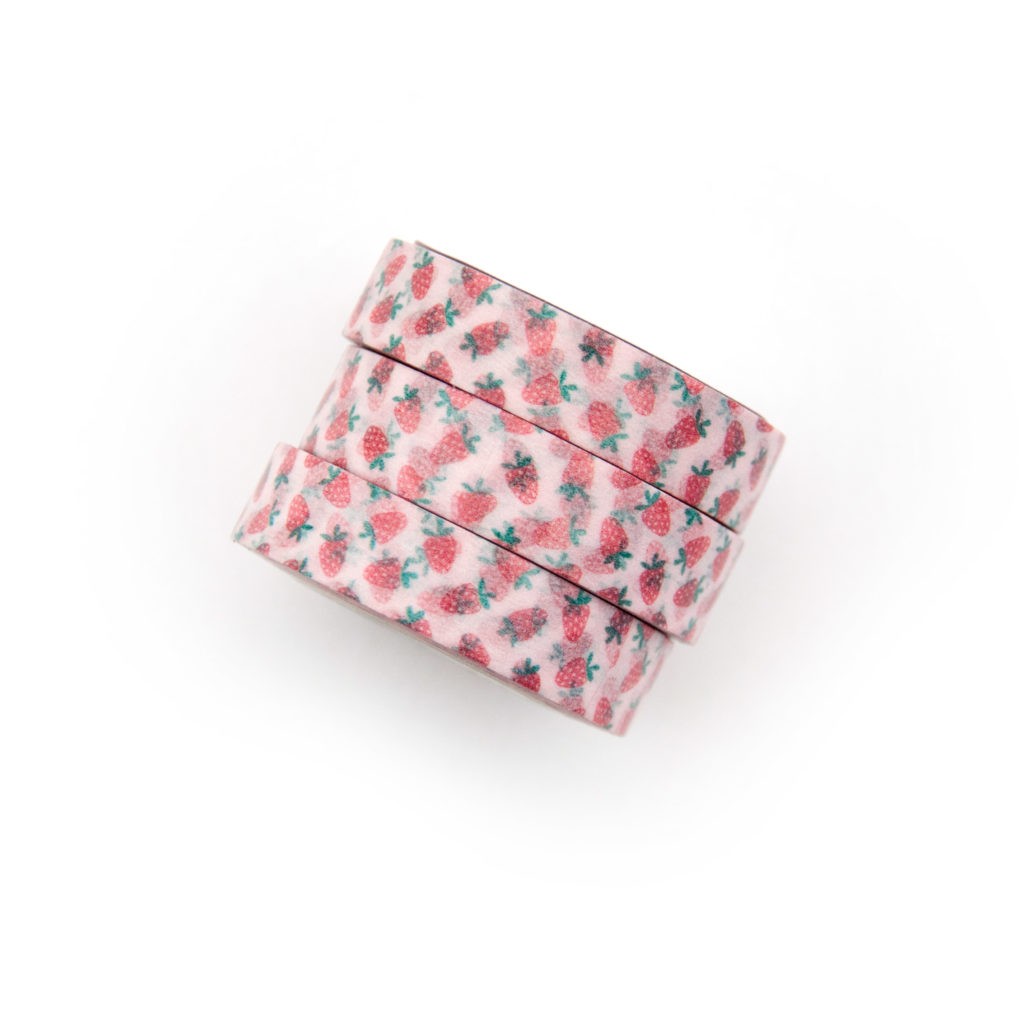 Taśma washi Willwa | Truskawki