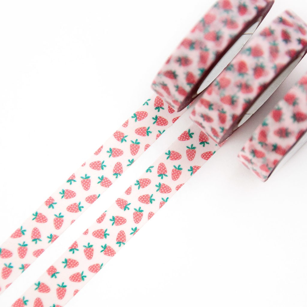 Taśma washi Willwa | Truskawki
