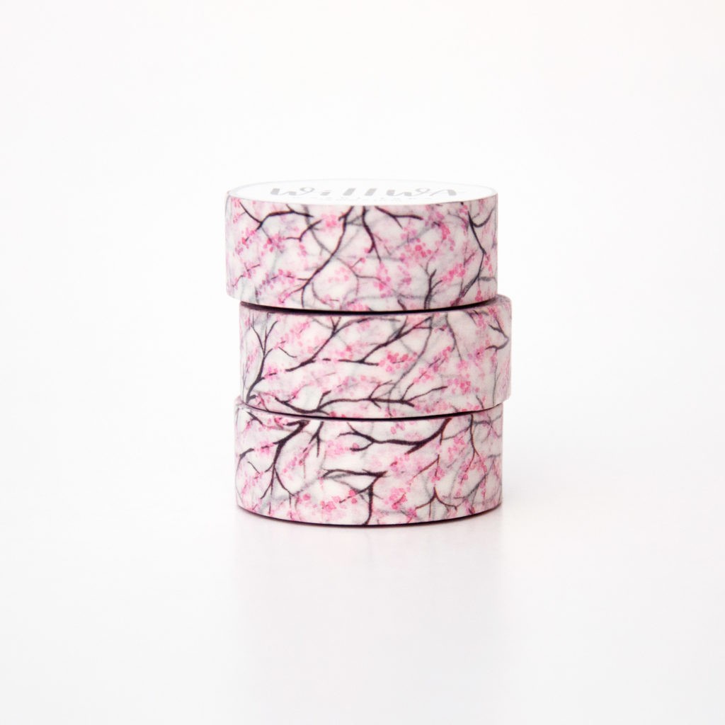 Taśma washi Willwa | Kwiaty wiśni