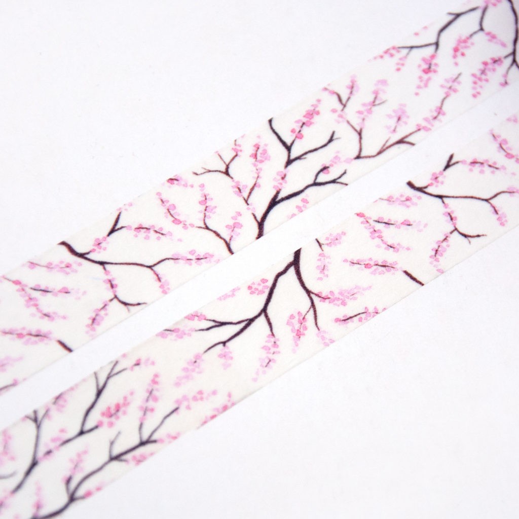 Taśma washi Willwa | Kwiaty wiśni