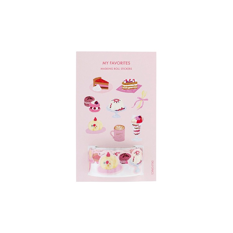 Naklejki Washi w Taśmie Delfonics