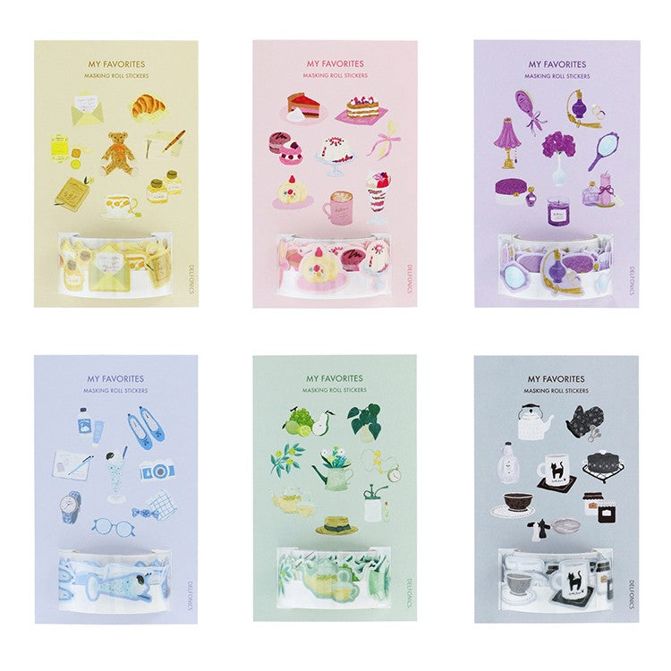 Naklejki Washi w Taśmie Delfonics