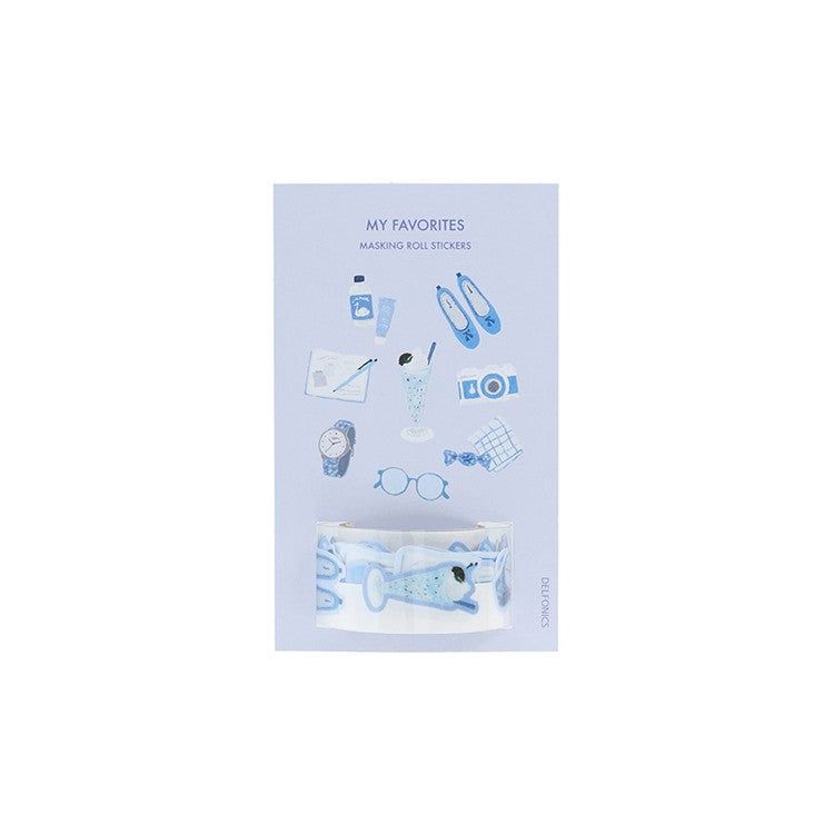 Naklejki Washi w Taśmie Delfonics