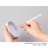 Składana linijka Midori plastikowa 16 cm | Transparentna | A