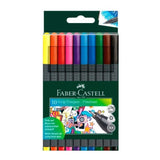 Zestaw cienkopisów Grip Finepen - Faber-Castell - 10 kolorów