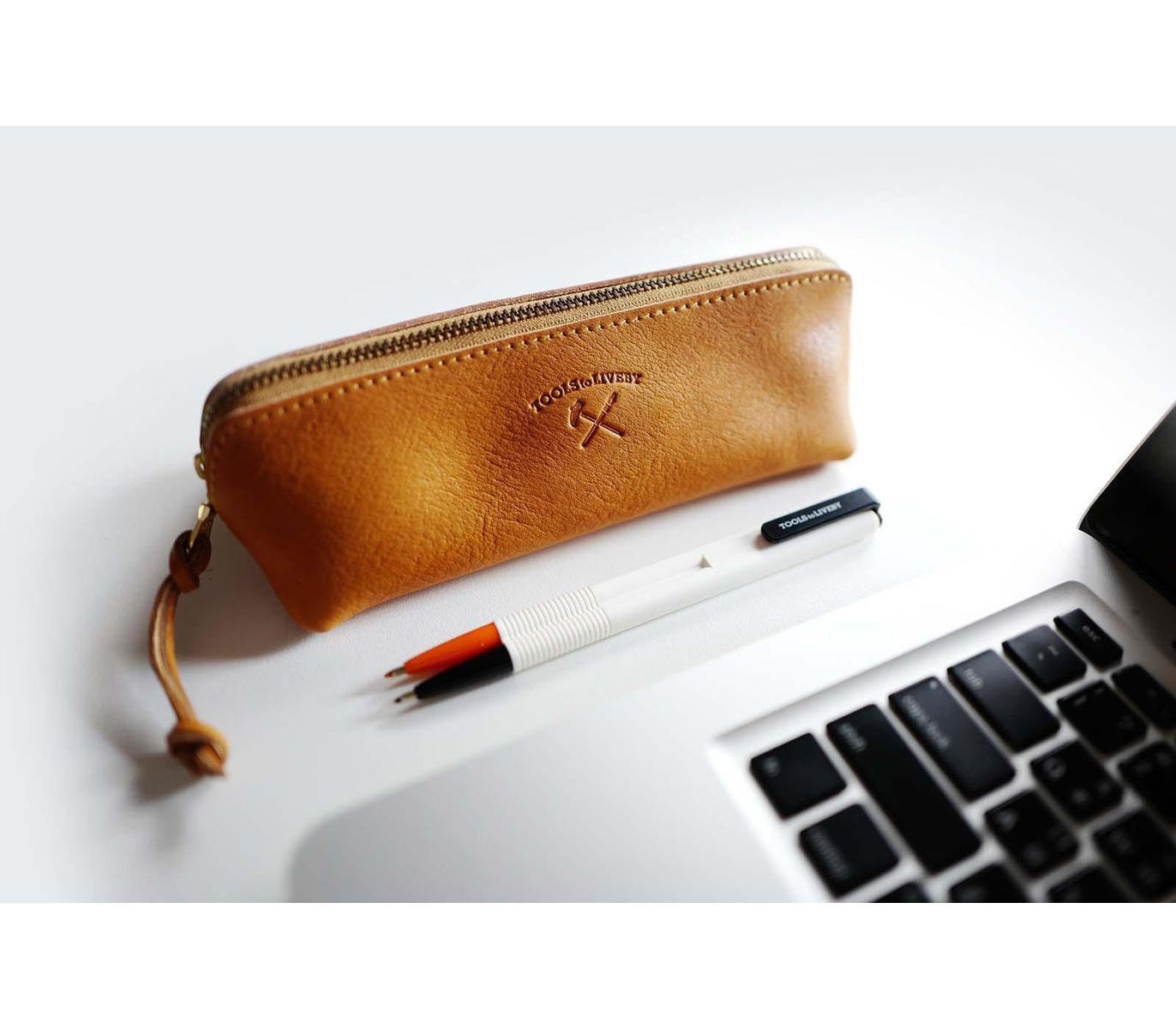 Skórzany piórnik Tools To Liveby L | Tan
