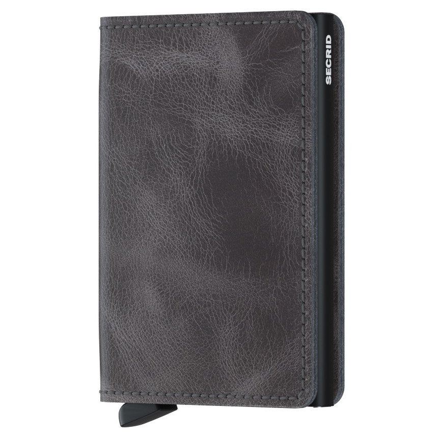 Portfel SECRID Slimwallet Vintage Grey Black