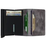 Portfel SECRID Slimwallet Vintage Grey Black