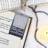 Metalowa zakładka Wearingeul Edge World Classic Series | Ania z zielonego wzgórza