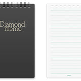 Midori Diamond Memo Czarny L