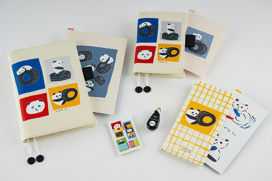 Karteczki indeksujące Hobonichi | Jin Kitamura: Love it Panda