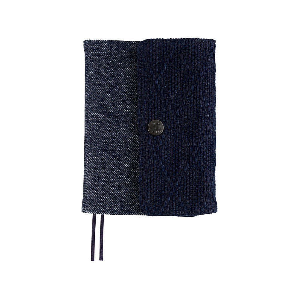 Okładka na kalendarz Hobonichi Techo A6 | Blue Blue: Indigo Book Sashiko