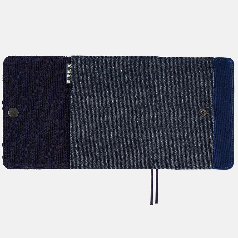 Okładka na kalendarz Hobonichi Techo A6 | Blue Blue: Indigo Book Sashiko