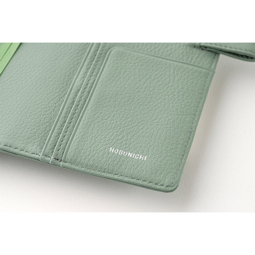 Okładka na kalendarz Hobonichi Techo A6 | Leather: Water Green