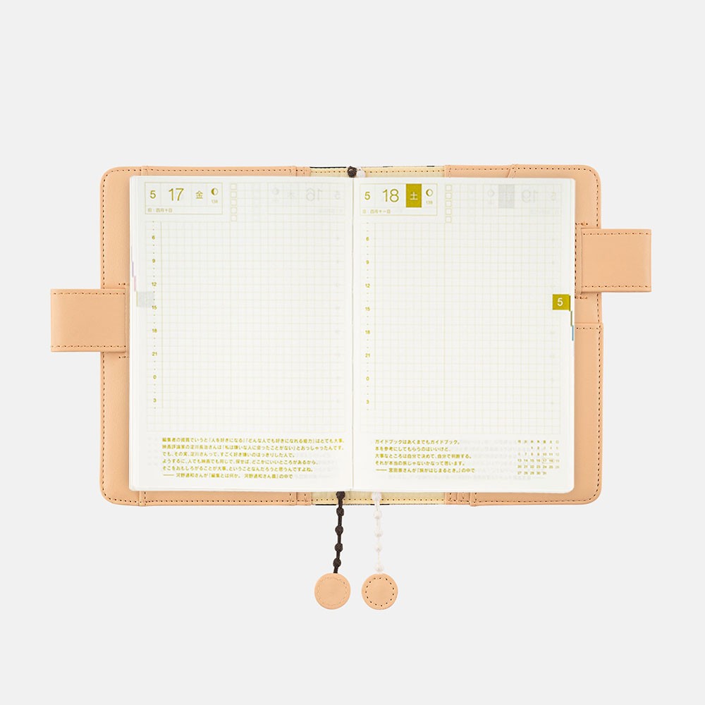 Okładka na kalendarz Hobonichi Techo A6 | mina perhonen: anone-anone