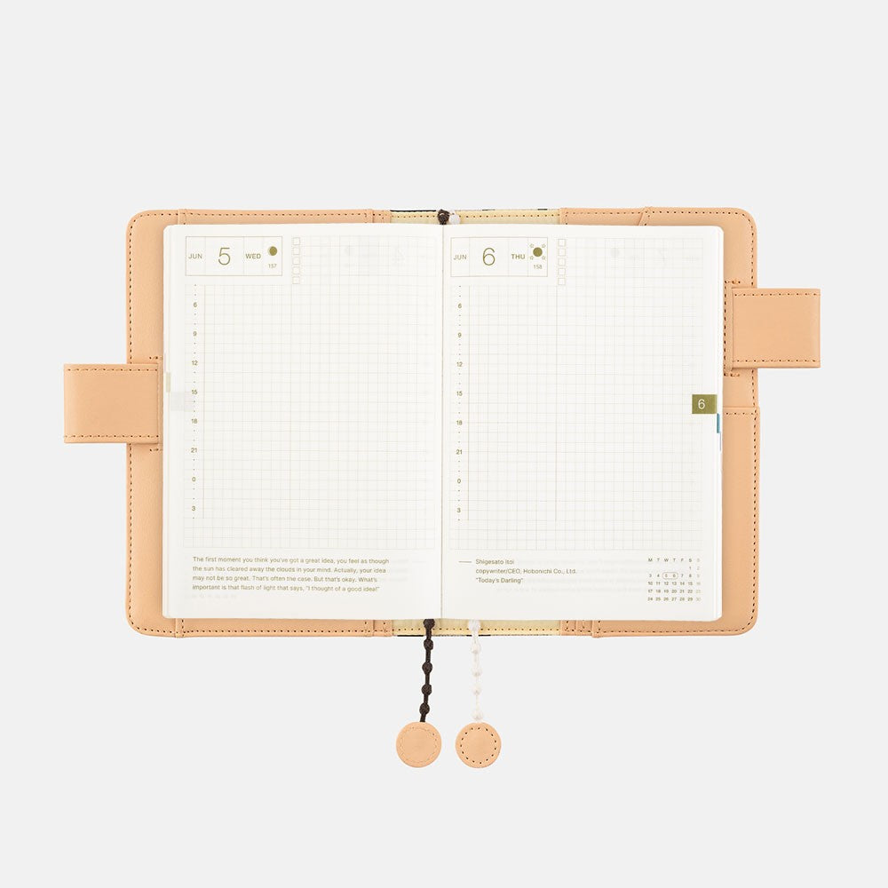 Okładka na kalendarz Hobonichi Techo A6 | mina perhonen: anone-anone