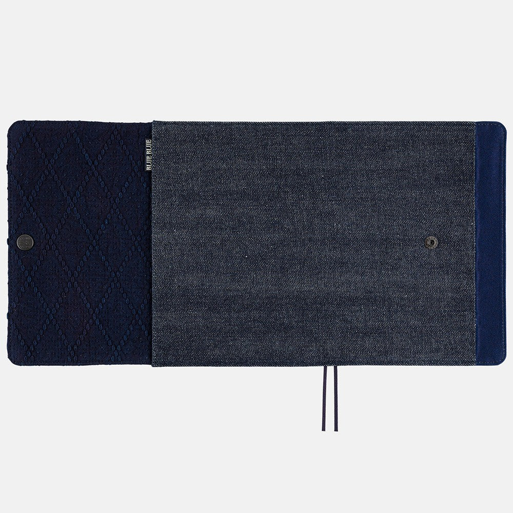 Okładka na kalendarz Hobonichi Techo A5 | Blue Blue: Indigo Book Sashiko
