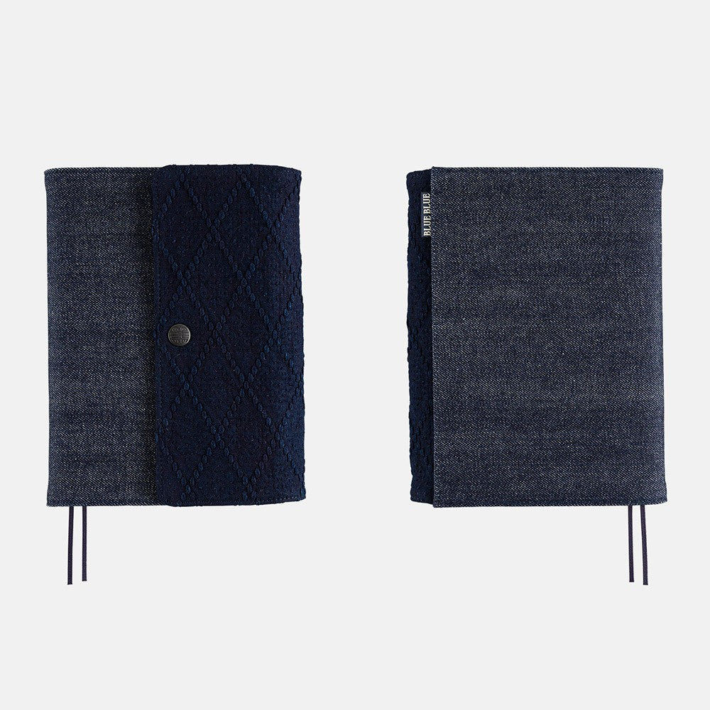 Okładka na kalendarz Hobonichi Techo A5 | Blue Blue: Indigo Book Sashiko