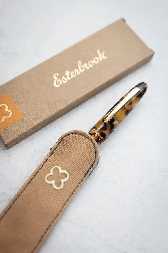 Etui na pióro Esterbrook Canvas | Brązowe