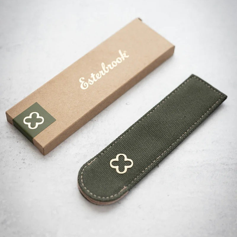 Etui na pióro Esterbrook Canvas | Zielone