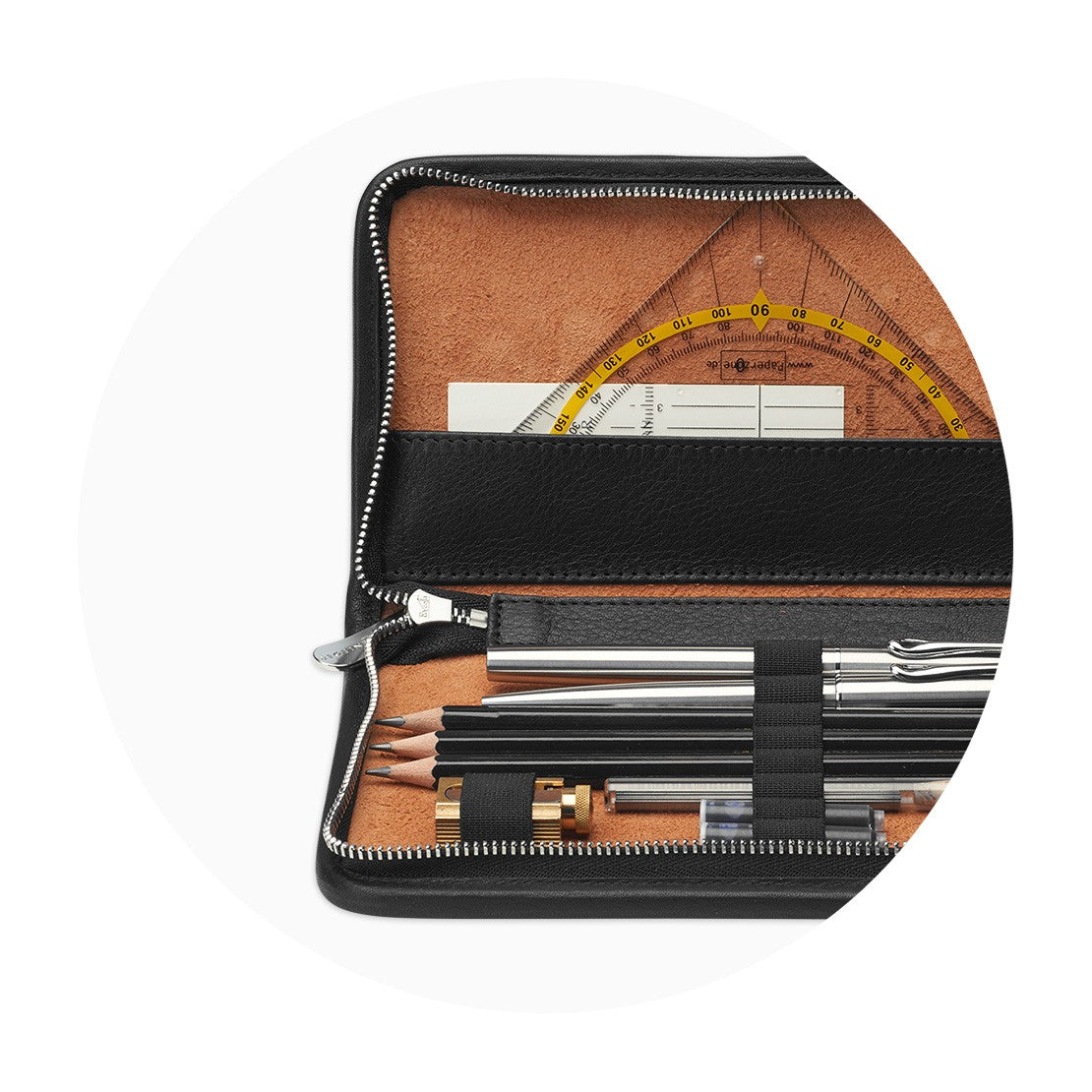 Skórzany piórnik Sonnenleder | Nietzsche