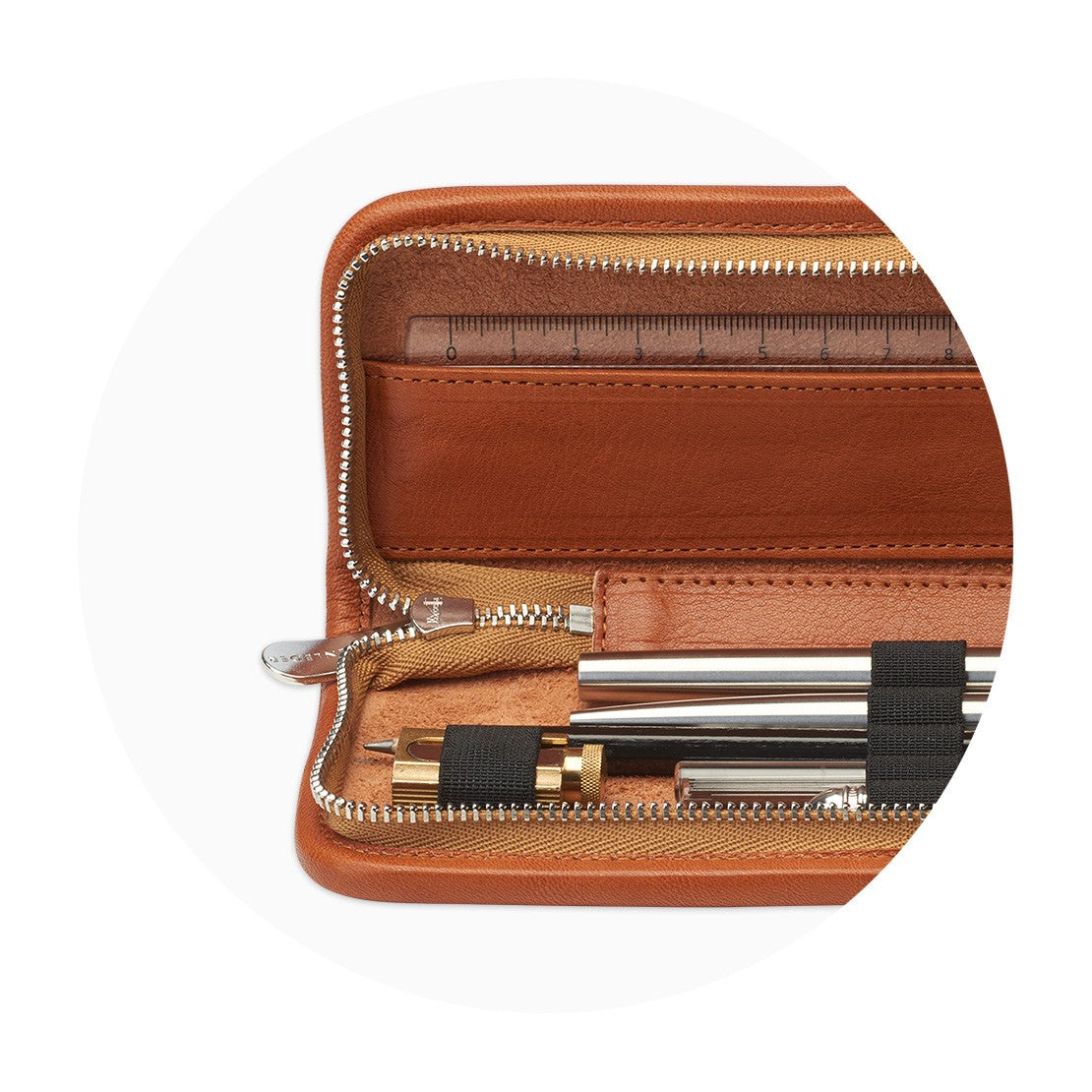 Skórzany piórnik Sonnenleder | Kluge