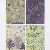 Notesy kieszonkowe Cognitive Surplus 4 szt. | Rośliny i grzyby