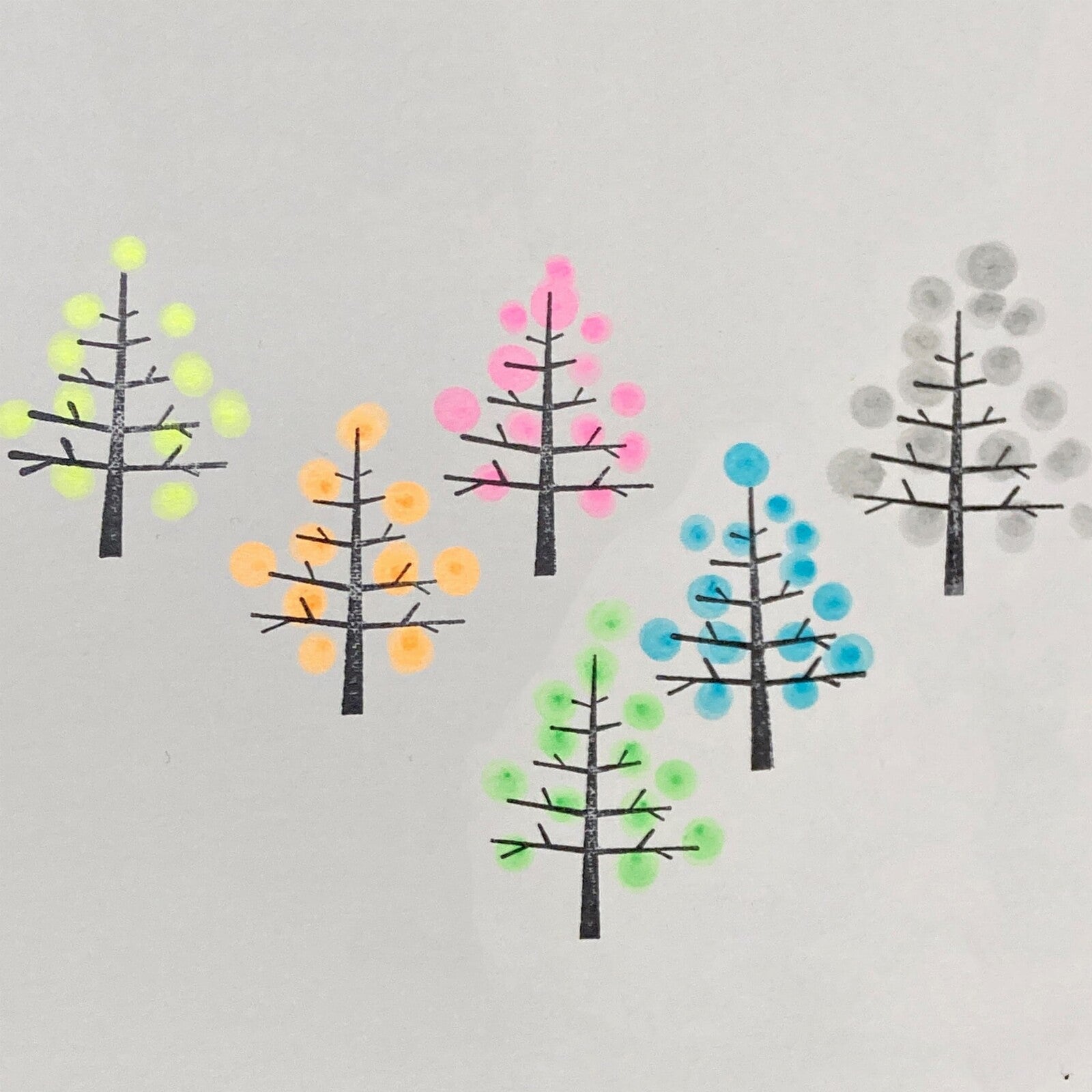 Zestaw pisaków Clean Color Dot Single - 6 kolorów Highlight