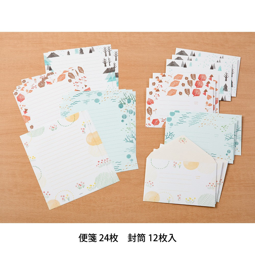 Papeteria Midori Cztery Pory Roku | Rośliny sezonowe