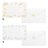 Papeteria Midori Cztery Pory Roku | Kwiaty sezonowe