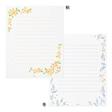 Papeteria Midori Cztery Pory Roku | Kwiaty sezonowe