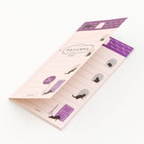 Karteczki samoprzylepne Midori To Do Memo Pad Koty | Fioletowy