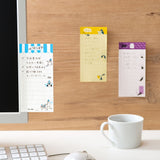 Karteczki samoprzylepne Midori To Do Memo Pad Koty | Fioletowy