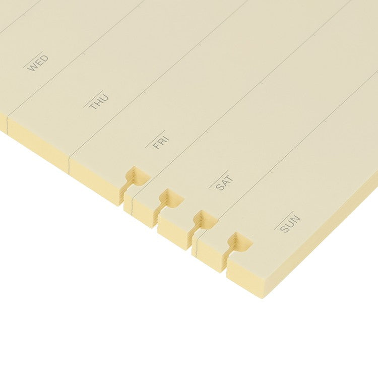 Wkład do kołonotatników Rollbahn | Kalendarz wieczny tygodniowy